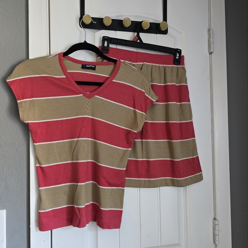 1990s vintage matching skirt & top